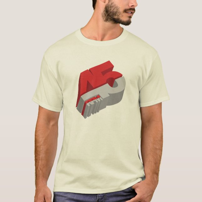 CAMISETA 45 RPM 3D (Frente)