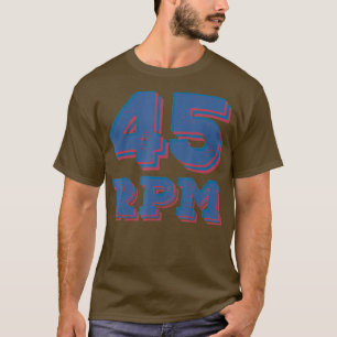 Camiseta 45 RPM para Lovers DJ e Vinyl Record