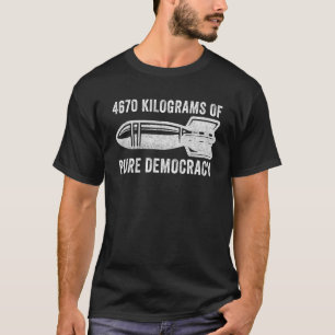 Camiseta 4670 Quilogramas de Democracia Pura_1