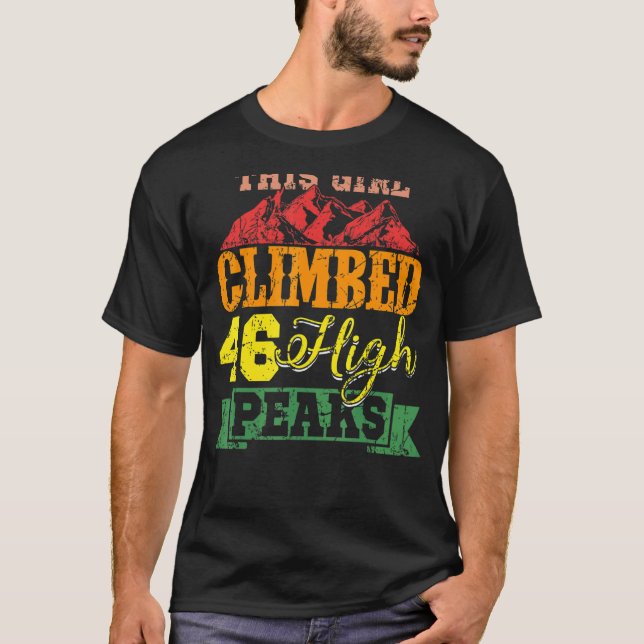 Camiseta 46 Adirondack Mountain High Peaks acampando (Frente)