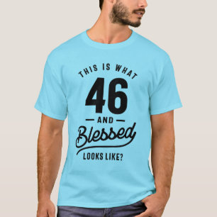 Camiseta 46 anos - 46.º presente engraçado de aniversário