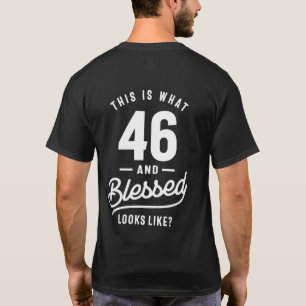 Camiseta 46 anos - 46.º presente engraçado de aniversário