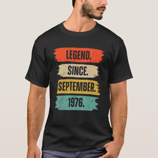 Camiseta 46 anos de idade 46.a legenda de aniversário desde (Frente)