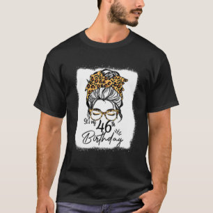 Camiseta 46 anos, Merda Leopardo é meu 46