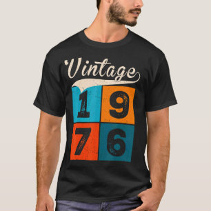 Camiseta 46 Anos Para Homens Mulheres Na Vintage De Anivers