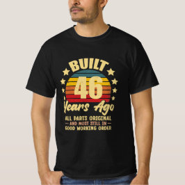 Camiseta 46 Years Ago All Parts Original 46th Birthday