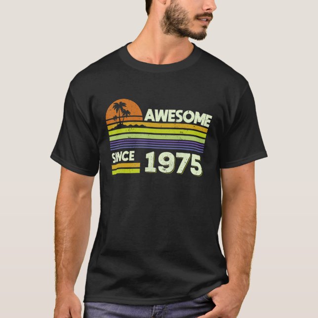 Camiseta 47º aniversário Homens Mulheres Espetaculares Desd (Frente)