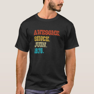Camiseta 47º Aniversário Impressionante Desde fevereiro de