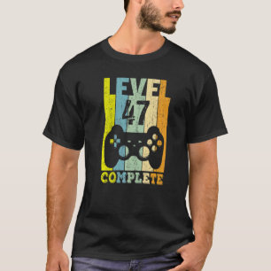 Camiseta 47º aniversário Mulheres Nível 47 Anos 1975