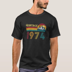 Camiseta 47º Aniversário Presente 47 Anos Mulheres Homens