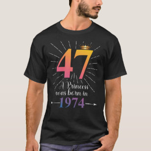 Camiseta 47.º Aniversário Presente 47 Anos