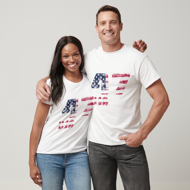 Camiseta 47 EUA - Red, White e Blue Edition (Unissex)