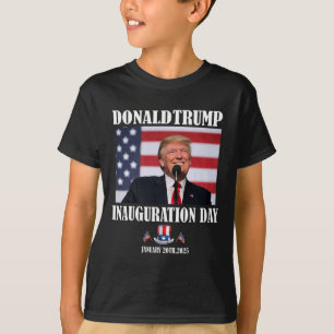 Camiseta 47 Presidente Donald Trump Dia de Inauguração 2025