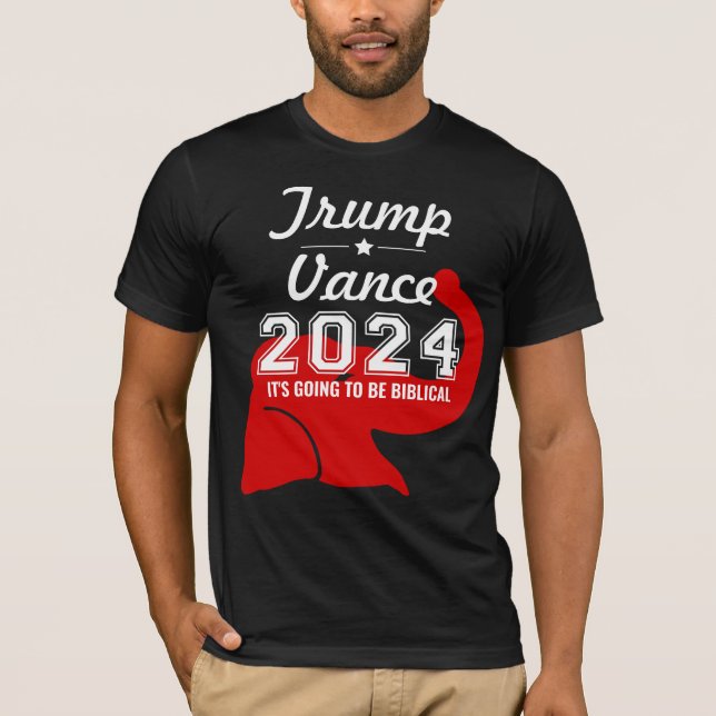 Camiseta 47 Trump J. D. Vance 2024 (Frente)