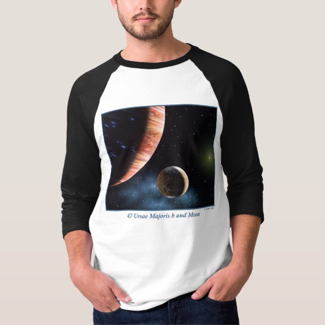 Camiseta 47 Ursae Majoris b e lua (Frente)