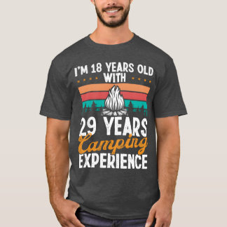 Camiseta 47 Year Old Camper Mountains Camping 47 Birthday g