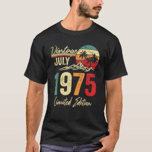 Camiseta 47 Year Old Vintage July 1975 47th Birthday