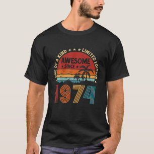 Camiseta 48ª Festa de aniversário, 48 Anos, Ser Incrível Vi