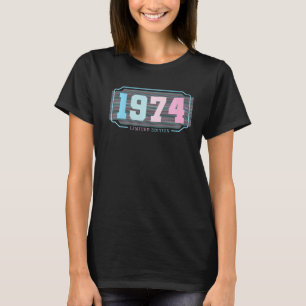 Camiseta 48º aniversário Damas Mens 48 Anos 1974