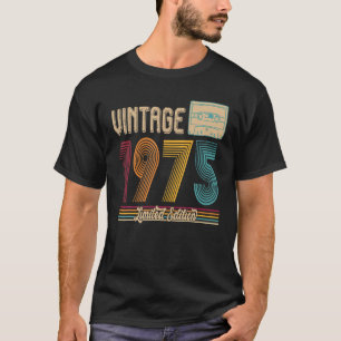 Camiseta 48º Aniversário Gifts Vintage Limited Edition Cass