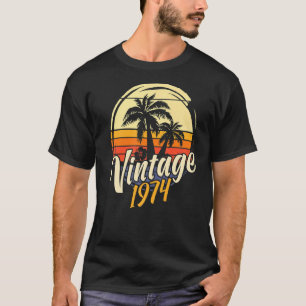 Camiseta 48º aniversário Vintage 1974