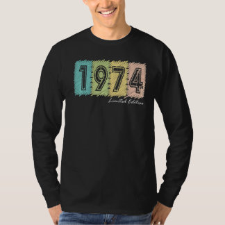 Camiseta 48.º Aniversário Mulheres 48 Anos 1974 8