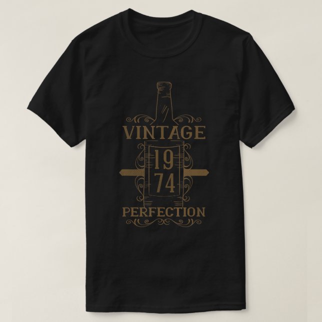 Camiseta 48 anos de idade, Nascer de nascimento do Bebendo  (Frente do Design)