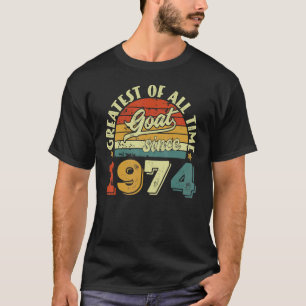 Camiseta 48.o aniversário De 48 anos CAPRINO desde 1974