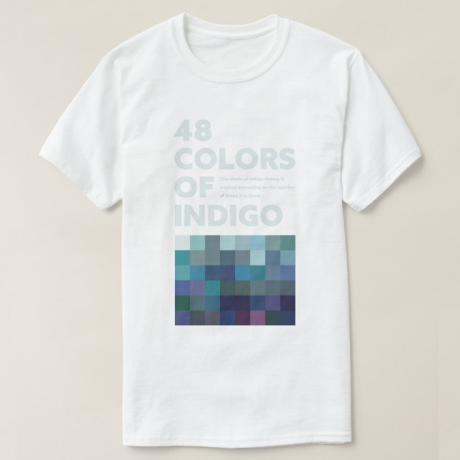 CAMISETA 48COLORS OF INDIGO_A (Frente do Design)