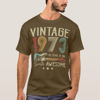 Camiseta 49º Aniversário Mulheres Mens Vintage Incrível 197