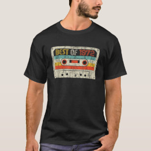 Camiseta 49º Aniversário Oferece O Melhor De 1972 Cassette