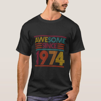 Camiseta 49º Aniversário Oferece Presentes Retroativos Desd