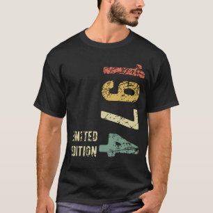 Camiseta 49º aniversário Presente 1974 Edição limitada de 4