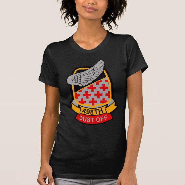 Camiseta 498th Ambulância de ar de Médico Empresa - Dustoff (Frente)