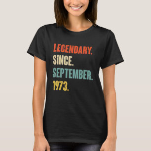 Camiseta 49 anos, 49 anos, lendária de aniversário desde se
