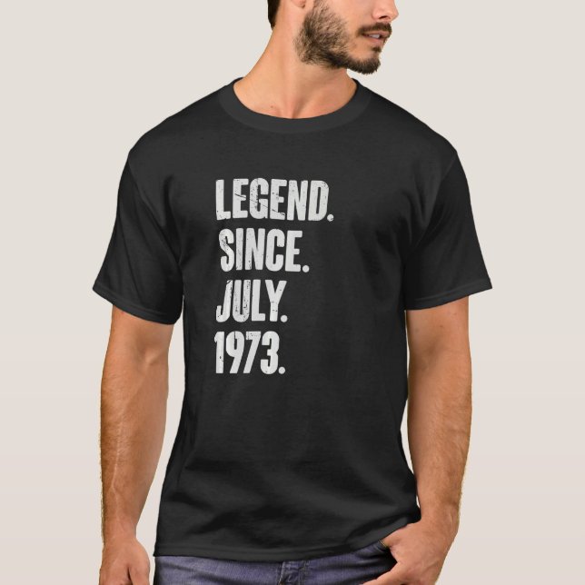 Camiseta 49 anos de idade 49.a legenda de aniversário desde (Frente)