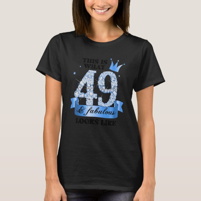 Camiseta 49 e fabuloso I Blue White Party Group Candid Phot (Frente)