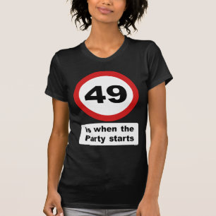 Camiseta 49 são quando o partido começa