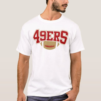Camiseta 49ers San Francisco Red Gold Football