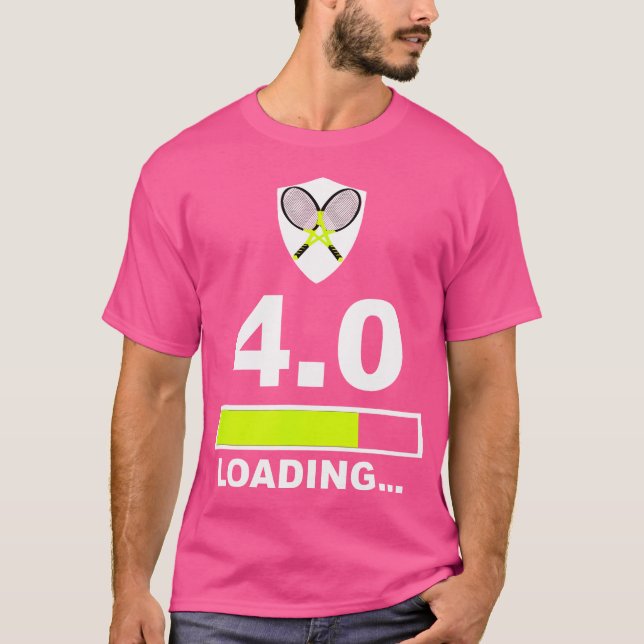 Camiseta 4 0 Notação Carga Engraçado Tênis (Frente)