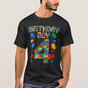 Camiseta 4. Aniversário Do Master Builder 4 Anos