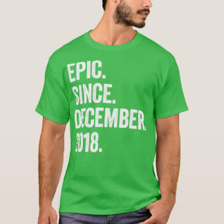 Camiseta 4 anos de dezembro de 2018 4º aniversário3