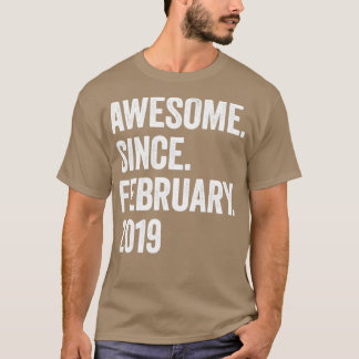 Camiseta 4 anos fantásticos desde fevereiro de 2019 4º aniv