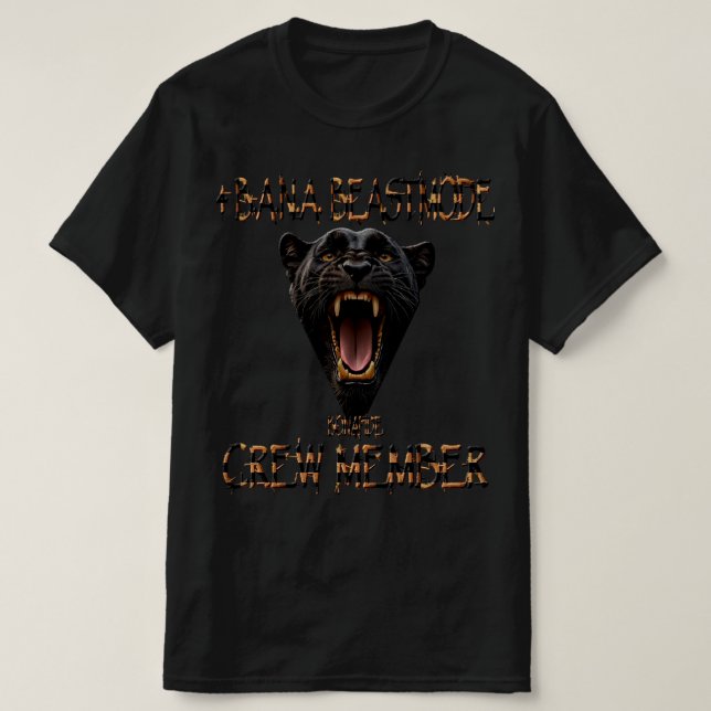 Camiseta 4 B.A.N.A. Beastmode (Frente do Design)