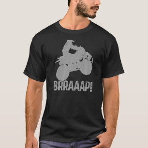 Camiseta 4 Braap Braap Quad Bike Atv Riding Men