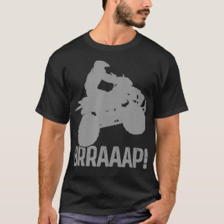 Camiseta 4 Braap Quad Bike Bicicleta ATV Andando Engraçado