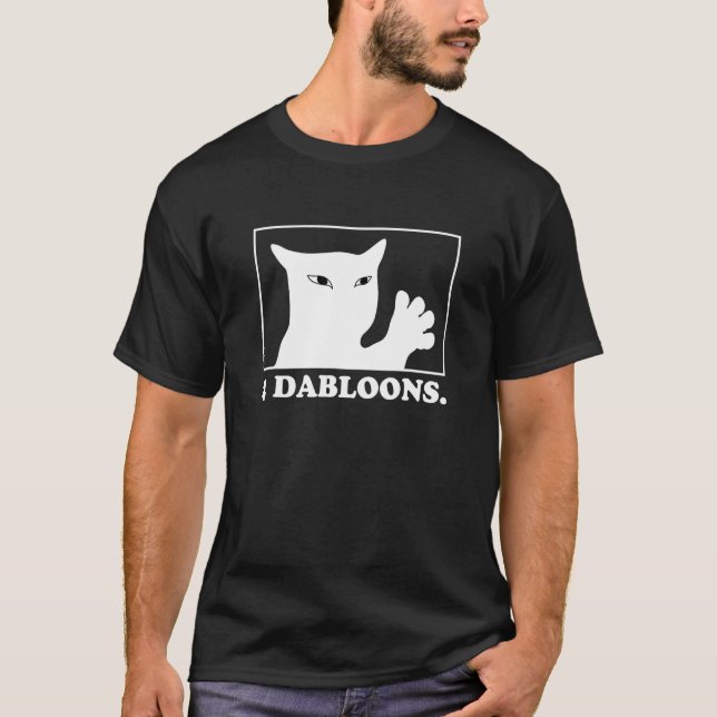 Camiseta 4 dabloons - 4 dobrões - gato 4 dabloons (Frente)