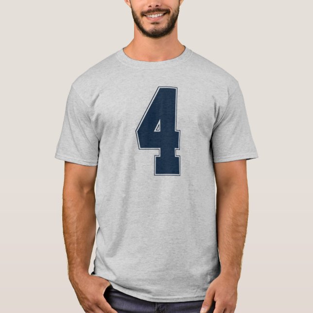 Camiseta 4 Dallas de Contorno (Azul) (Frente)