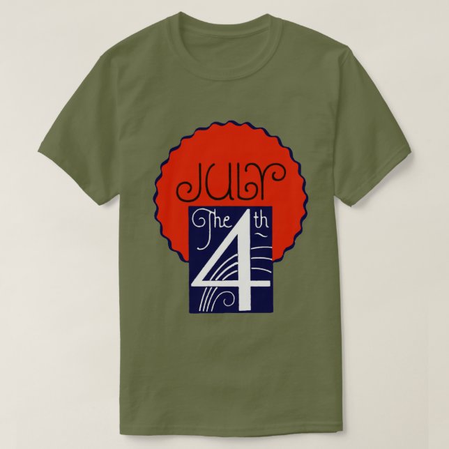 Camiseta 4 de julho (Frente do Design)