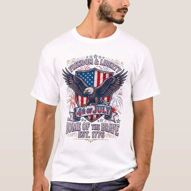Camiseta 4 de Julho (Frente)